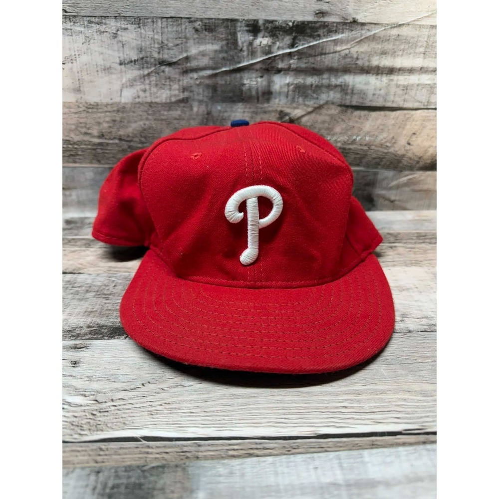 MLB New Era 59Fifty Philadelphia Phillies Fitted Hat Size 7 1/2